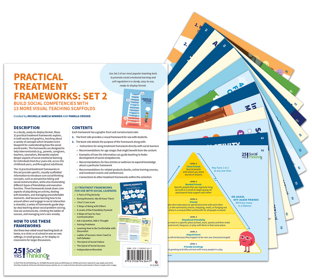 Social Thinking® Frameworks Collection | Practical Treatment Frameworks Set 2