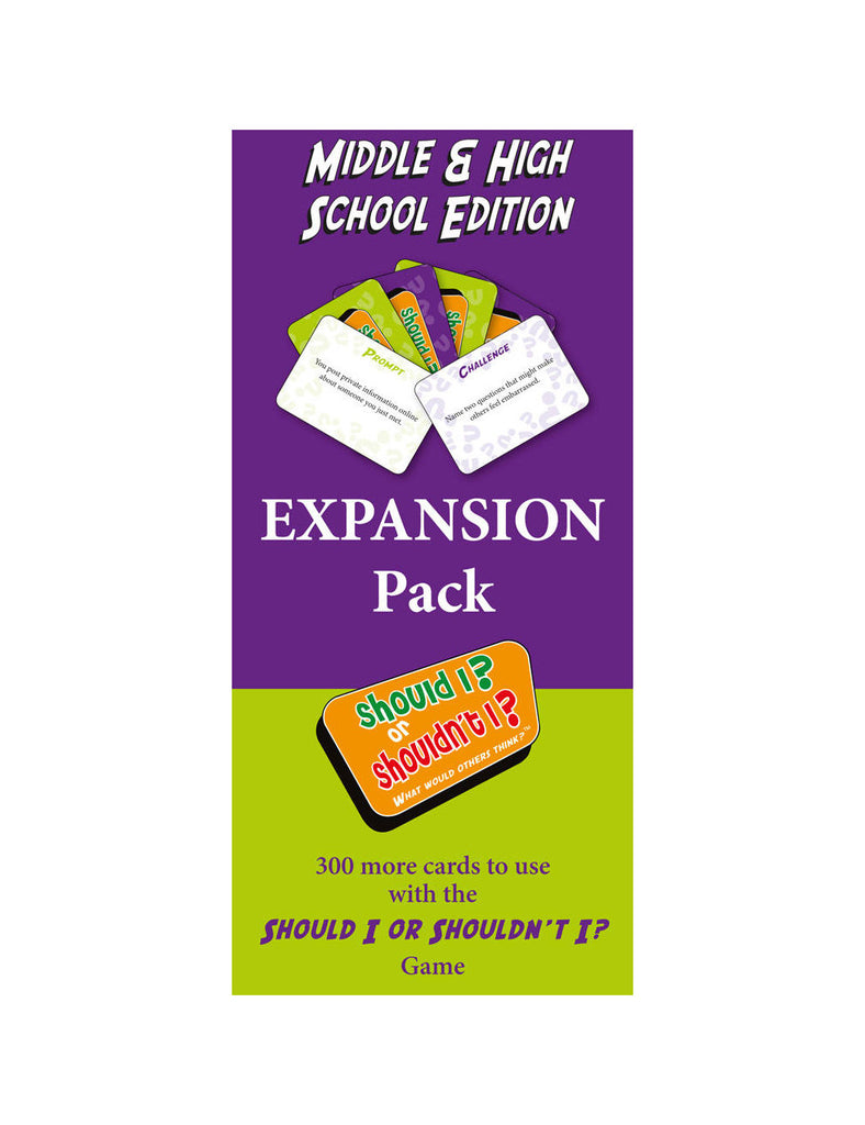 Should I? or Shouldn't I? Middle & High School Expansion Pack - Social Thinking Singapore