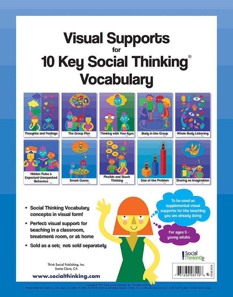 Visual Supports for 10 Key Social Thinking Vocabulary Concepts